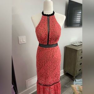 Beautiful lace dress with open back by ALC
